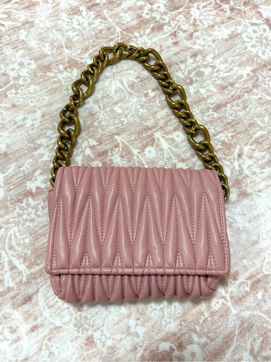 Montana West Handbags - Quilted Leather ⚜️ Pink Golden Chain Bag